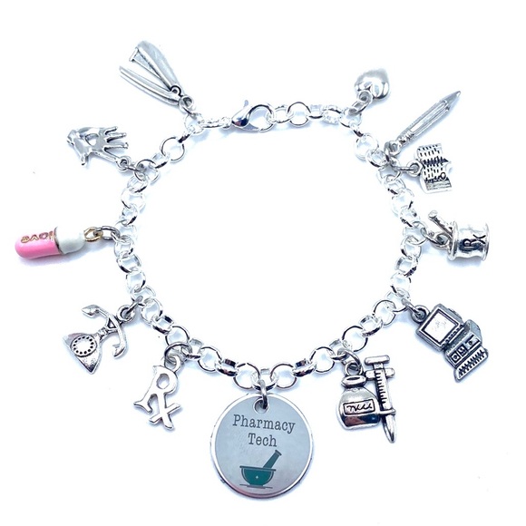 Pharmacy Tech Charm Bracelet - Picture 1 of 8